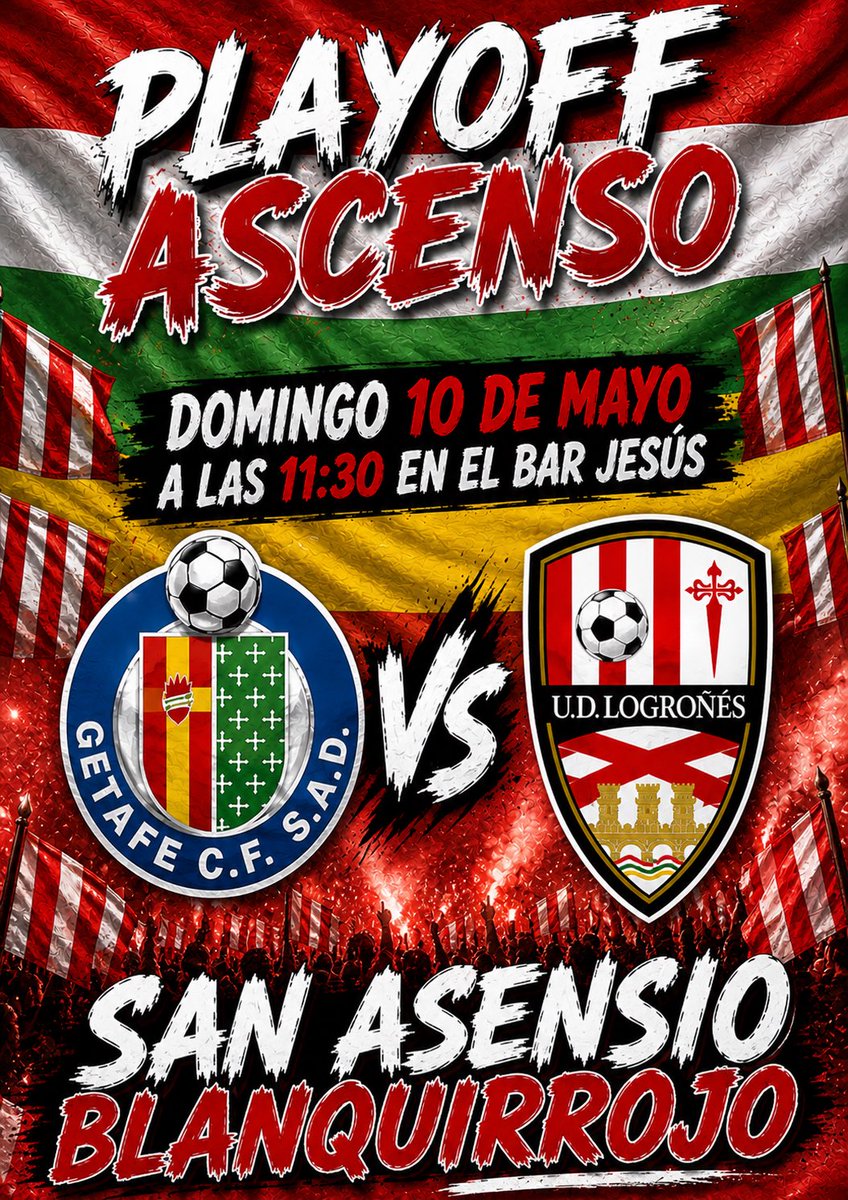 pbrsanasensio's tweet photo. Que si joder que vamos a ascender!!!
@UDLogrones https://t.co/e8bYR719yD