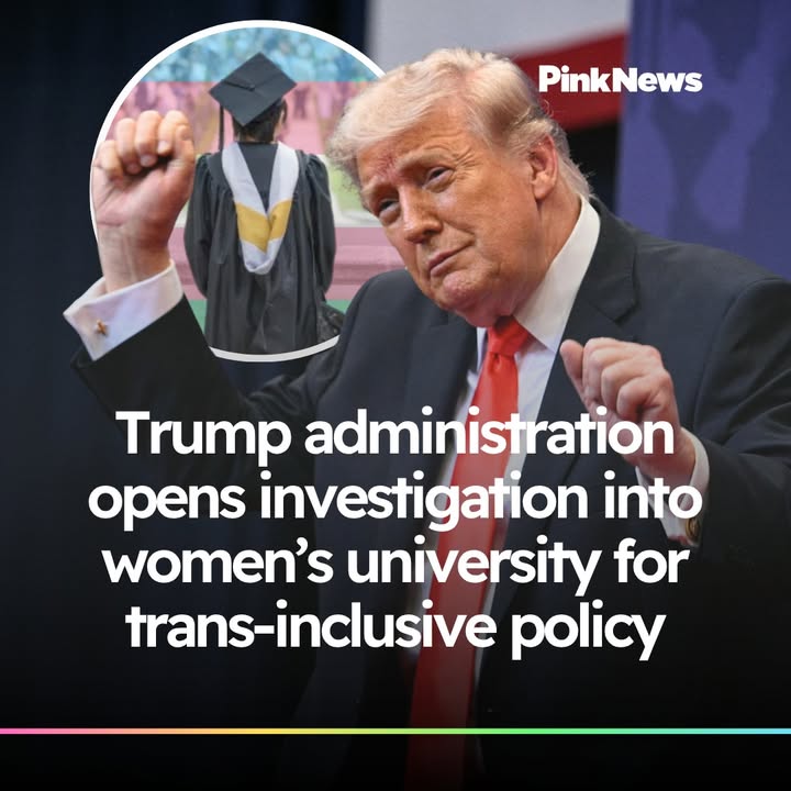 PinkNews's tweet photo. Trump administration investigating women's university Smith College for trans policy ➡️ https://t.co/oUfVKJAIFt

📷 Getty
📷 Smith College https://t.co/2lZQrzo6yL