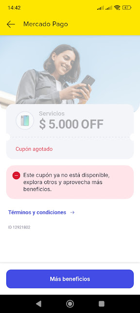 YoSoyJAVAS's tweet photo. @mercadopago @TIME Entre la aplicacion de Mercado Libre y la app de MercadoPago me llenan de notificaciones, cuando parece haber una buena "el cupon ya no está disponible" ¿para que molestan entonces? 😒 https://t.co/fJ4H0vJVtY