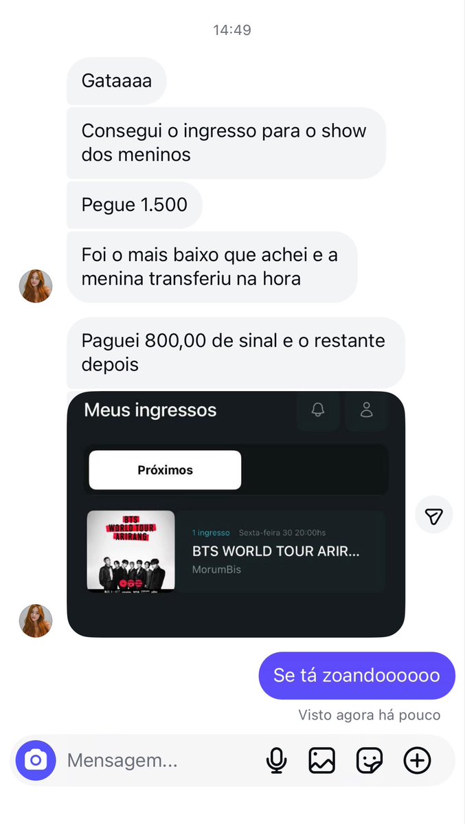 ZY - VAI VER O BTS! tweet media