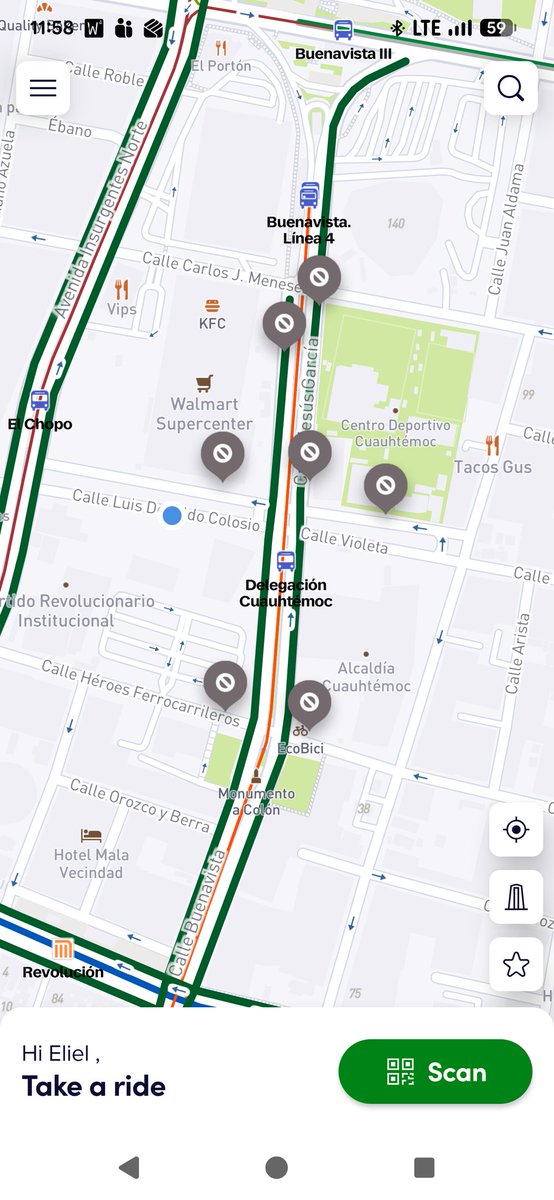 seliel's tweet photo. Qué pedo @ecobici , cuánto tiempo van a estar fuera de servicio las estaciones cercanas a Buenavista y delegación Cuauhtémoc? No aviso hubo y ayer todavía servían! https://t.co/FeUQnjhTBk