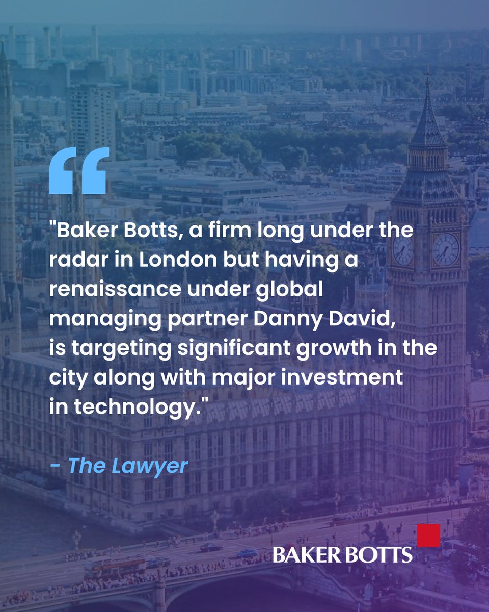 Baker Botts tweet media
