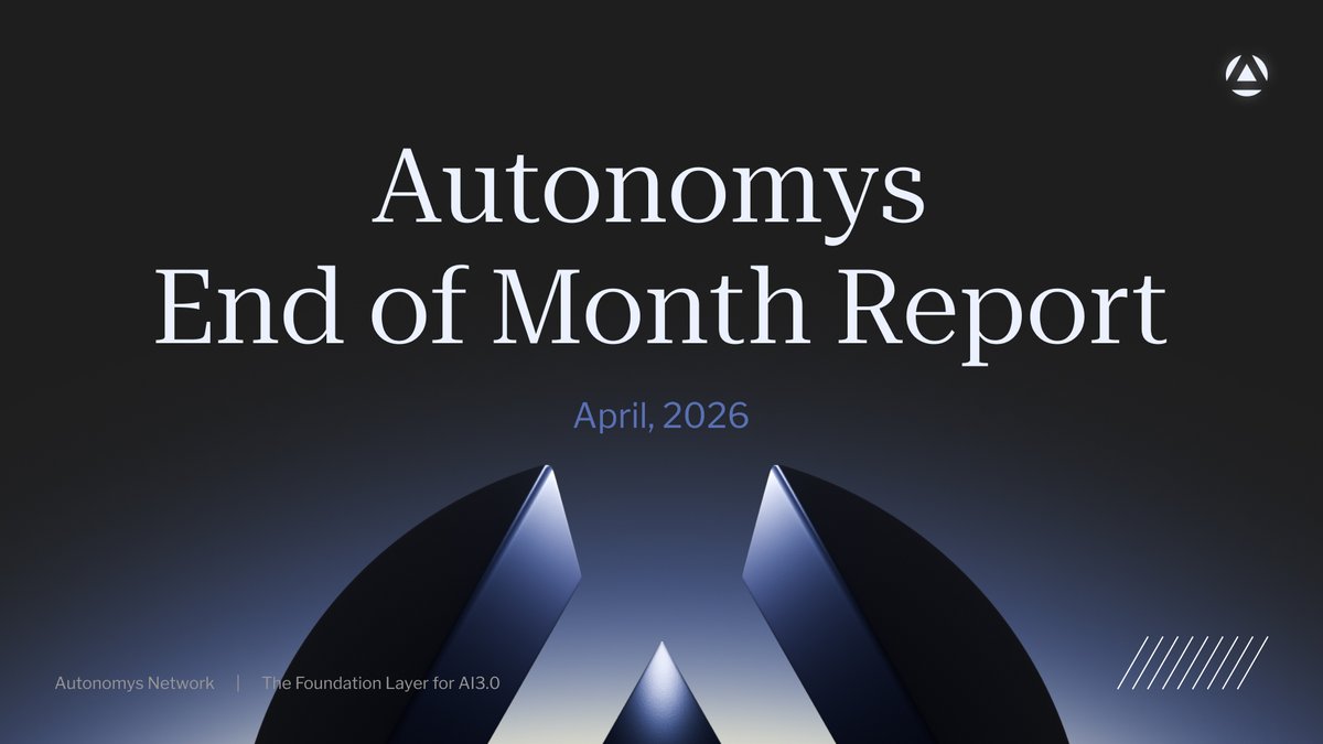Autonomys | AI3.0 tweet media