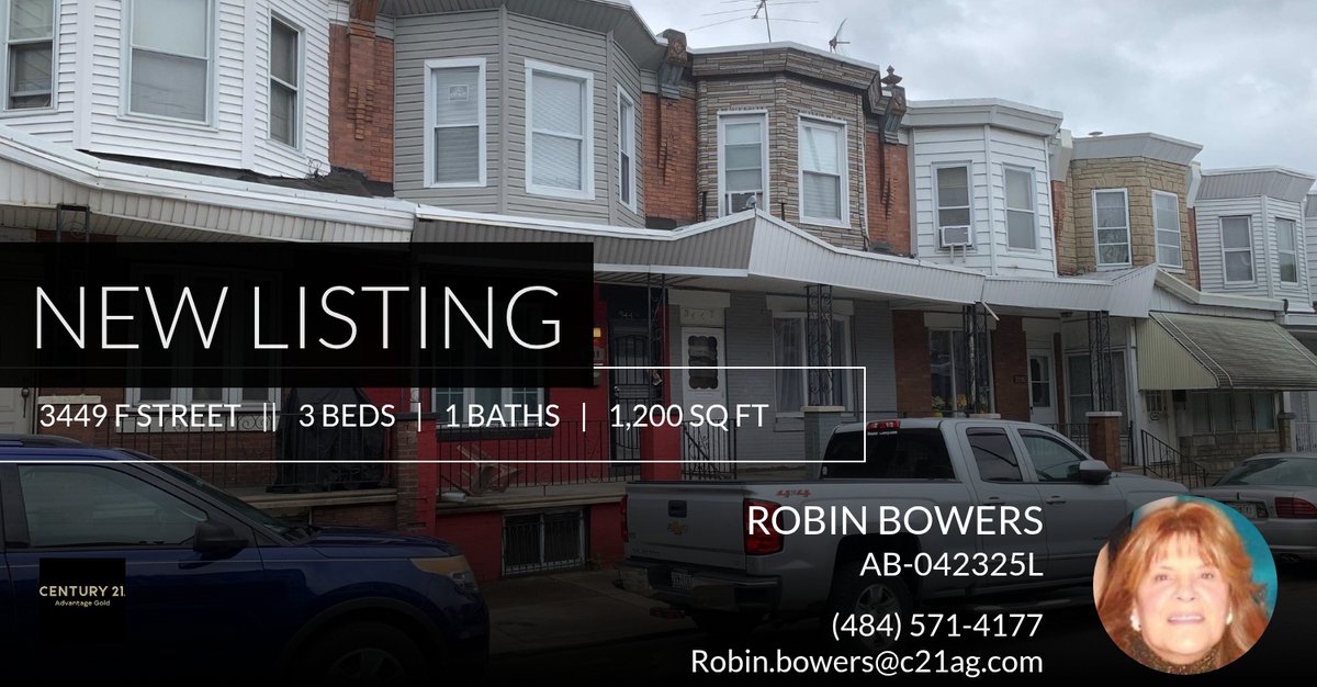 robinbowersfair's tweet photo. 📍 New Listing 📍 Take a look at this fantastic new property that just hit the market located at 3449 F Street in Philadelphia. Reach out here or at (484) 571-4177 for more information!

Listed by Robert Rosado Sr

Robin S. Bowers https://t.co/E7nqOkVwVw https://t.co/MZGCASdUmz