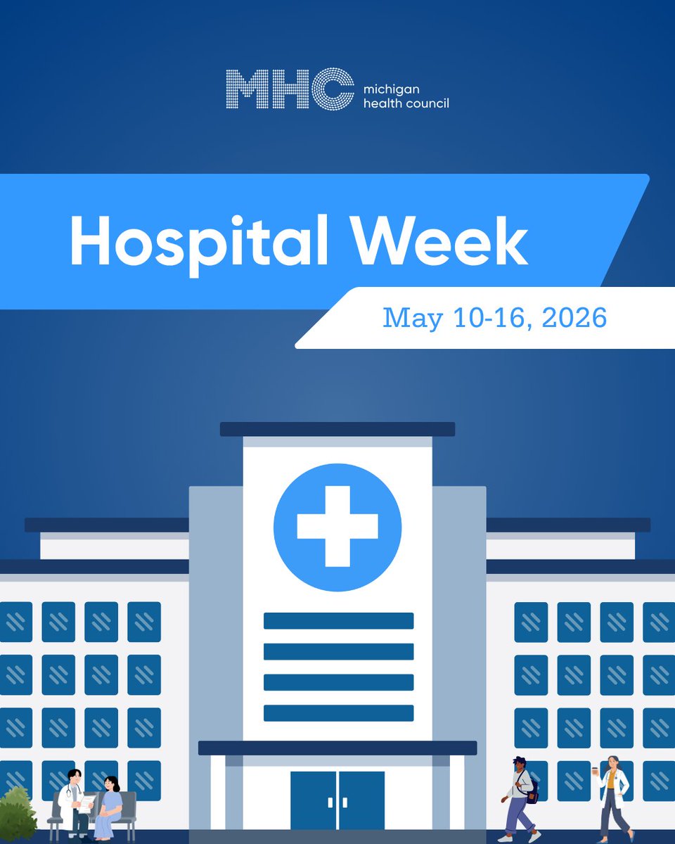 MIHealthCouncil's tweet photo. This #NationalHospitalWeek, we celebrate the healthcare professionals and care teams who support patients and communities every day while helping shape the future of healthcare. Thank you for your dedication and commitment! #healthcareworkforce https://t.co/rGKvJ69fgo