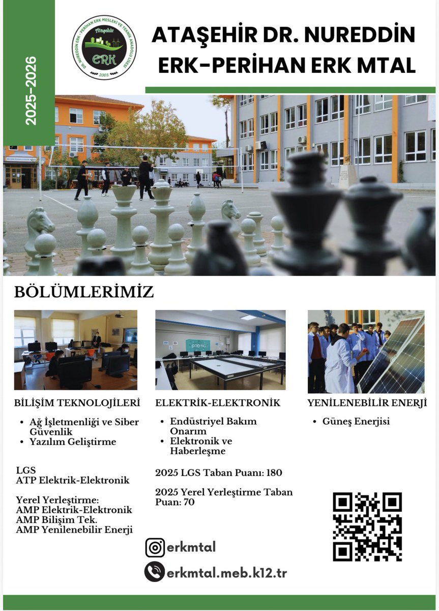 AtasehirMEM's tweet photo. Herkesin Bir Mesleği Olmalı “Maarifin Kalbinde Marifetli Gençlik” ile güçlü Türkiye 🇹🇷

📍Dr. Nureddin Erk - Perihan Erk Mesleki ve Teknik Anadolu Lisesi

#MaarifinKalbindeMarifetliGençlik

@tcmeb @Yusuf__Tekin @istanbulilmem @MucahitYentur @iyildirim58 https://t.co/up7KcAeW61