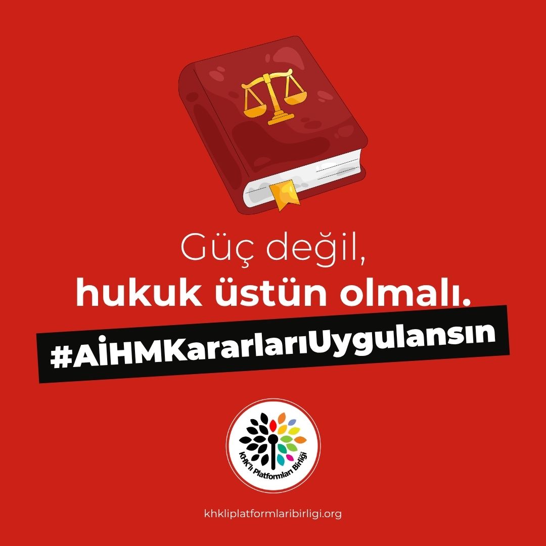 mkorkmaz62's tweet photo. AİHM Net bir şekilde KHK ların hukuksuz olduğu kararını verdi.

#AİHMKararlarıUygulansın https://t.co/HKHKTNY1w6
