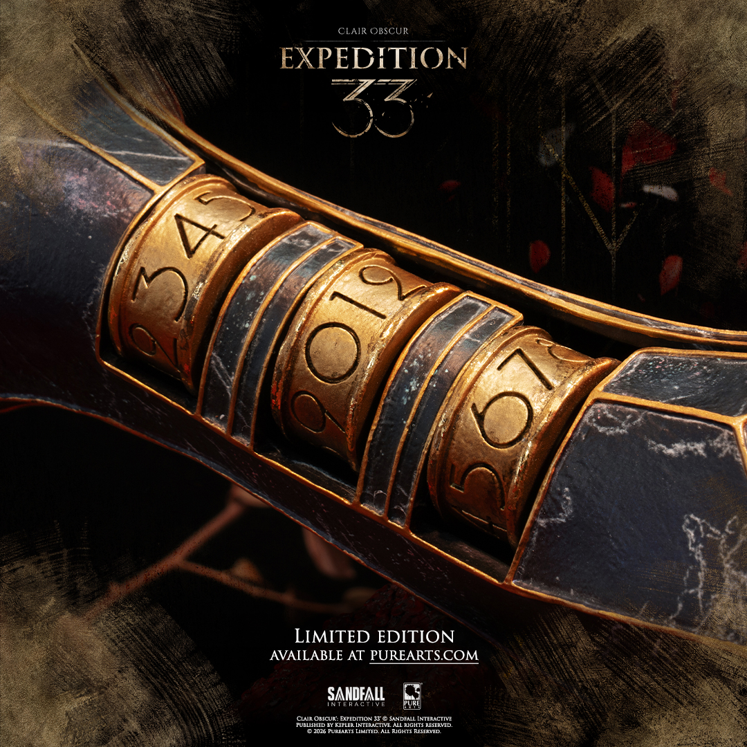 PureArtsLimited's tweet photo. Every detail of the Clair Obscur: Expedition 33 Arm of Gustave Life-Size Replica reflects the artistry and symbolism of the original design, bringing his powerful weapon to life! 

Worldwide pre-orders open now! ➡️  https://t.co/HQFVmUkbJw https://t.co/0V2F8j7QHJ