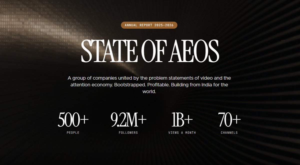 technoidic_ash's tweet photo. after @wariCrew and the results they generate

this report from AEOS is truly setting Founder Goals🎯 https://t.co/uniuKXVzSI