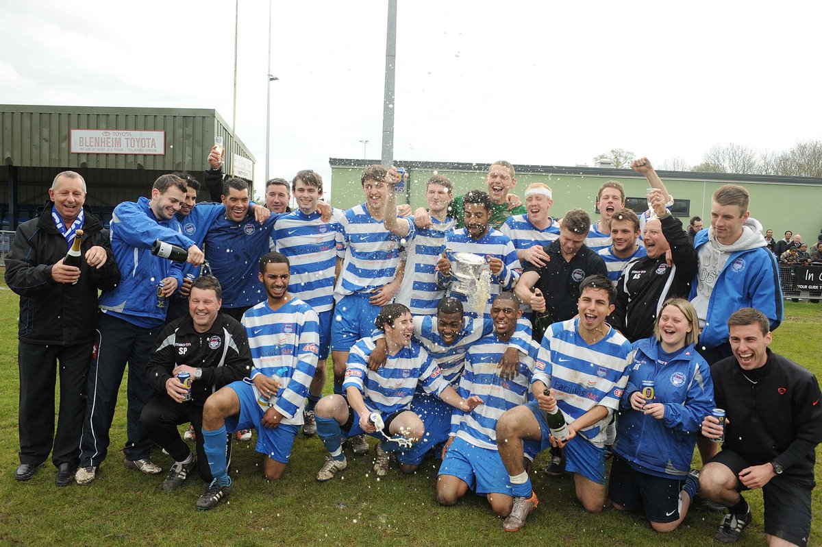 OxCityFC's tweet photo. ⏪ On this day in 2012. Promotion! 

The Hoops beat AFC Totton 4-2 in OX3 to win promotion to the Step 2 of non-league (National League South/North) for the first time in our history. 

#OCFC https://t.co/8hKo2H8oi7
