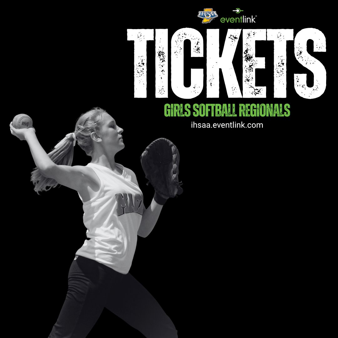 TheEventlink's tweet photo. One game at a time. One goal in mind. 🏆 Best of luck to every softball team competing in @ihsaa1 regional action this week!

🎟️ BUY TICKETS HERE: https://t.co/7N1aCbWTTj https://t.co/XONHRQZdTH
