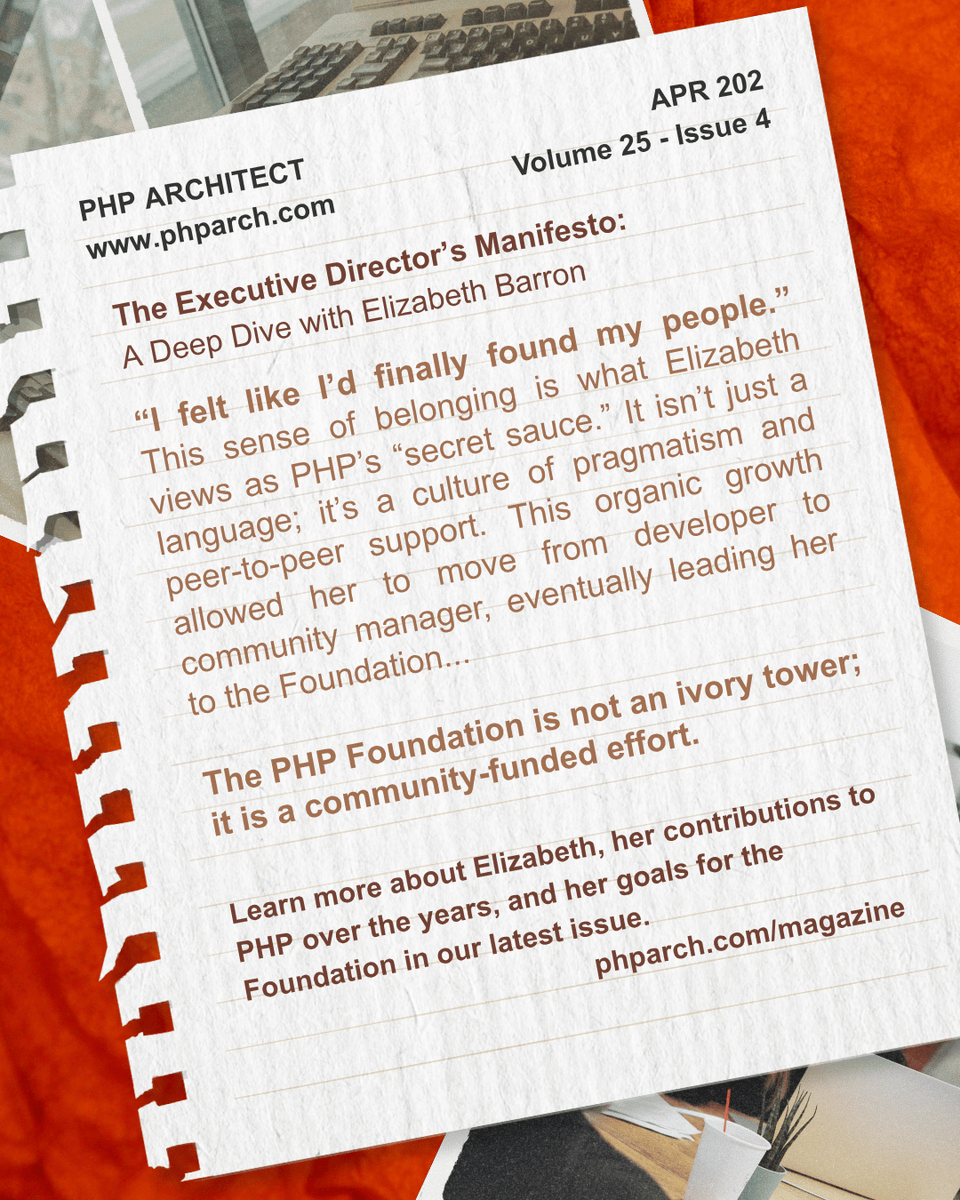 PHP Architect tweet media