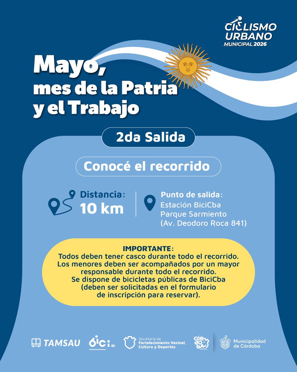 Deportes y Recreación MuniCba tweet media
