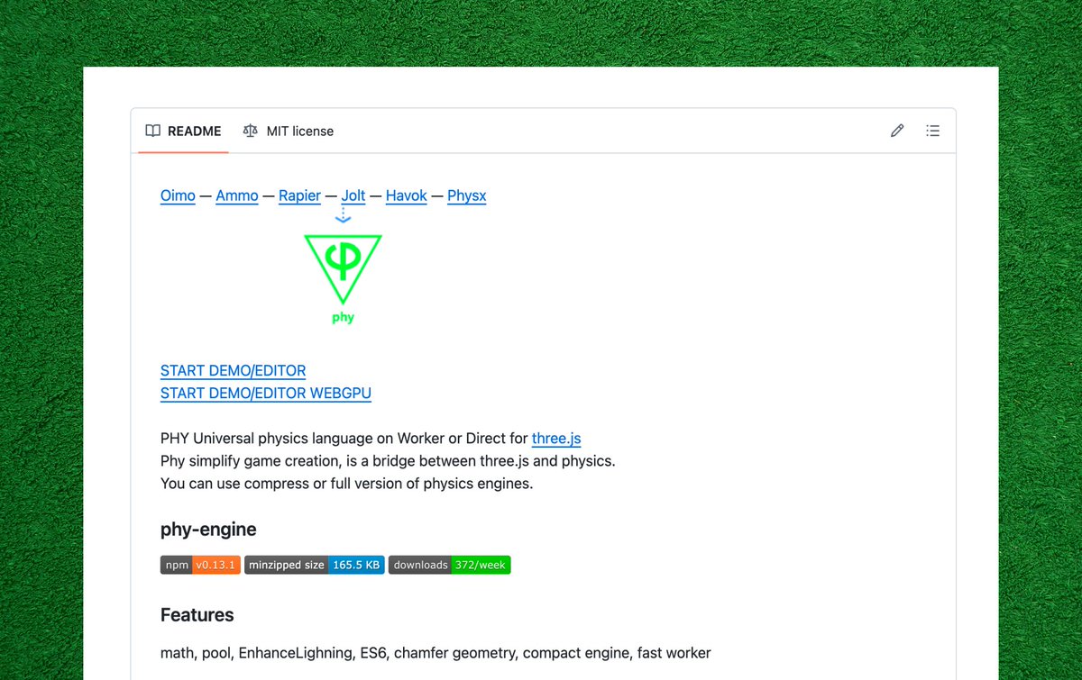 Trying to decide on a physics engine for your @threejs game? Try them ...