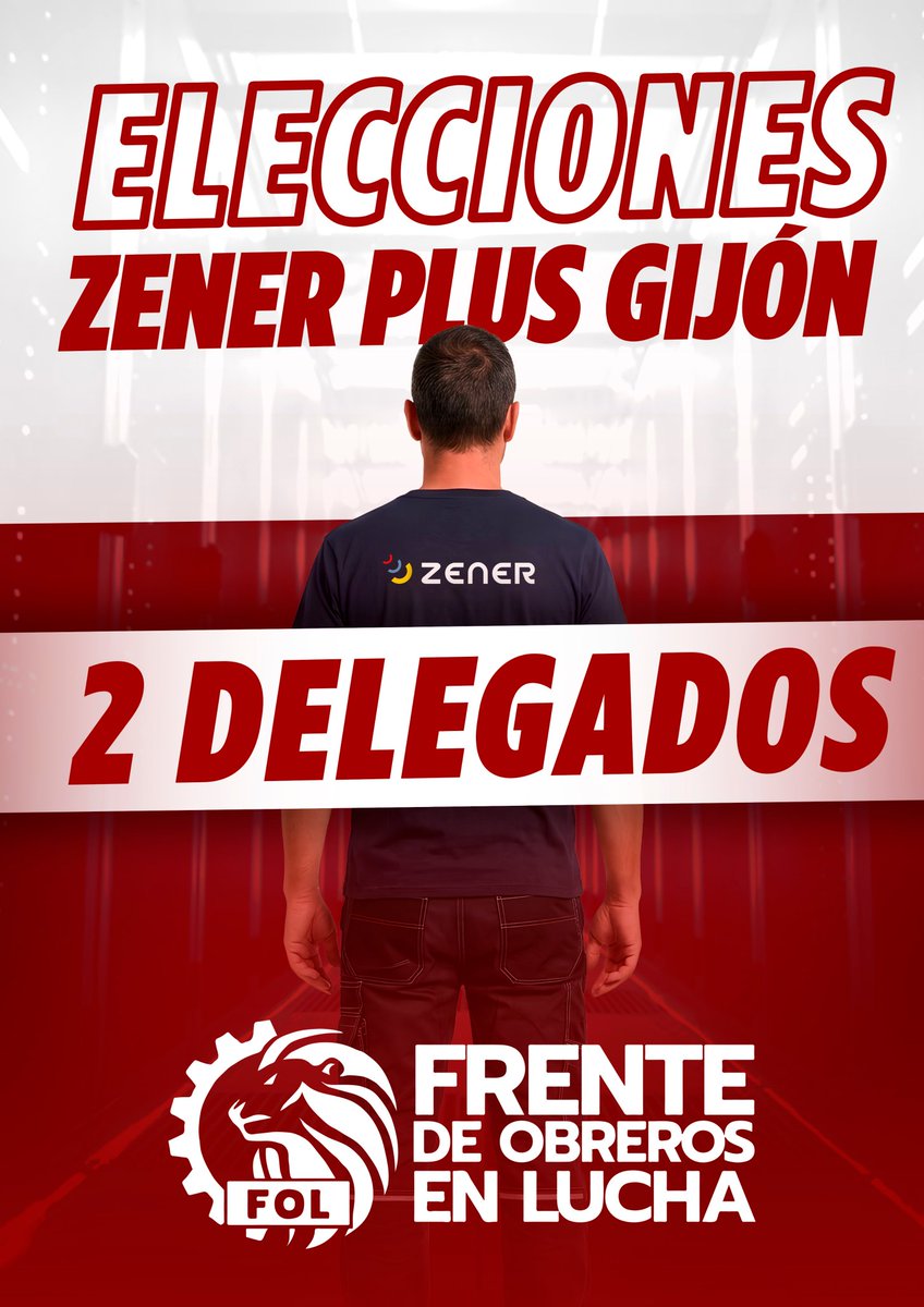sindicatoFOL's tweet photo. En las elecciones sindicales de Zener Plus en Gijón hemos logrado 2 delegados para el FOL.

¡Construyamos un sindicalismo que de verdad luche por los trabajadores! https://t.co/feLscIP9ye