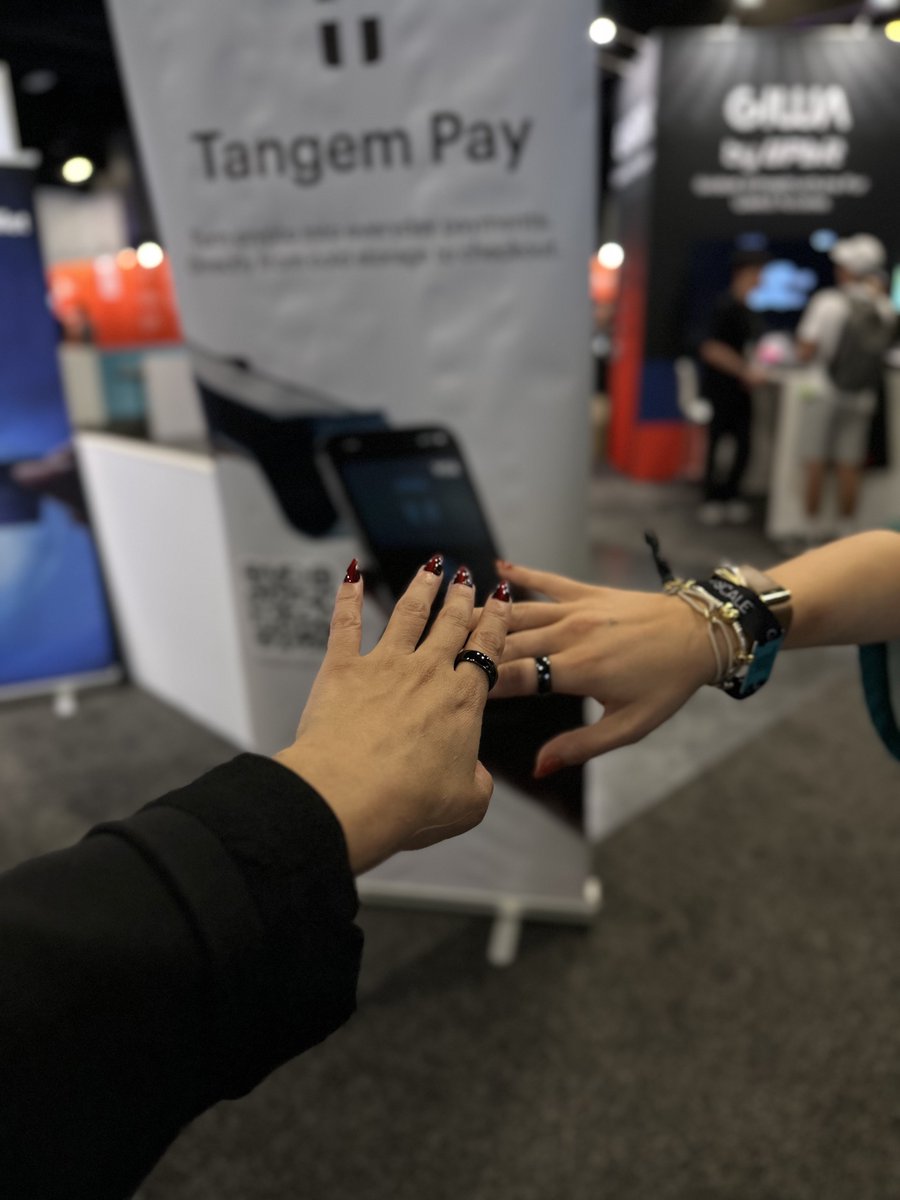 LeslieM0tta's tweet photo. If they want to, they’ll put a ring on it. Right, @anaonchain? 

@Tangem did. https://t.co/LGkTHpS7gl