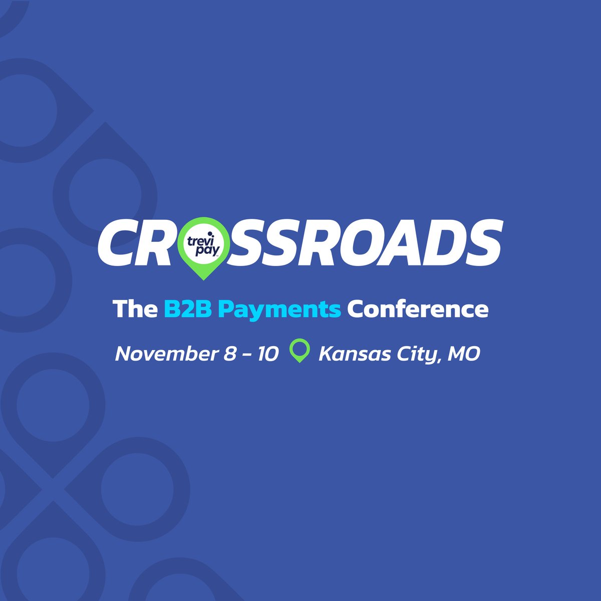 TreviPayXroads's tweet photo. The easiest conference decision you’ll make this year.
TreviPay Crossroads early bird is $1,299 for full access plus hotel.
Join us in Kansas City.

https://t.co/apjdq8uM2d

#MeetMeAtCrossroads https://t.co/OBmywi6khA