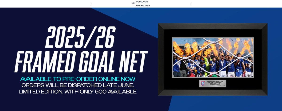DeltaGaming908's tweet photo. Wonder how long it will take for these to sell out compared to the 2023/24 season ones? #itfc https://t.co/NUR22zzLTq