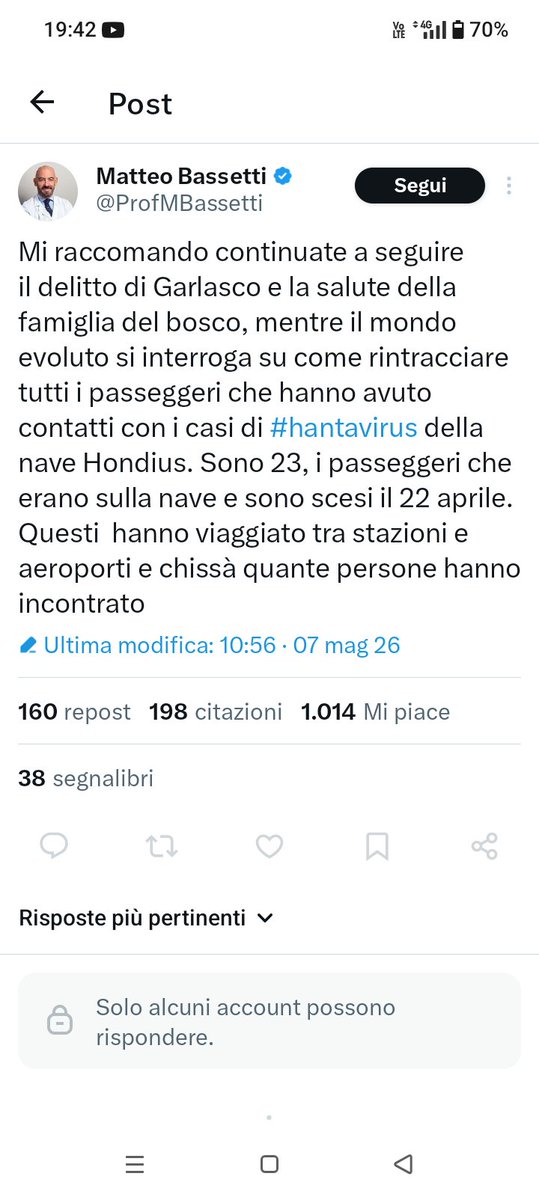 danylibery's tweet photo. Ma quanto è squallido questo individuo?? Ma quanto è disgustoso? DISAGIO A 1000😩
#Virologiadacirco
#buffonate
#Hantavirus https://t.co/681DGUhp6U