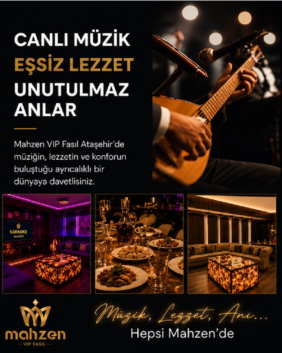 srcaltiparmak's tweet photo. Vip Fasıl Mahzen Ataşehir 2026 fiyatları araştırılırken mekanın sunduğu deneyimi bilmek oldukça önemlidir. Vip Fasıl Mahzen Ataşehir, klasik fasıl anlayışını modern VIP konsepti ile birleştiren özel bir eğlence mekanıdır.

https://t.co/Ezj2oq4ZOG

 #FenerİçinHemenSeçim https://t.co/kswk1wDkYA