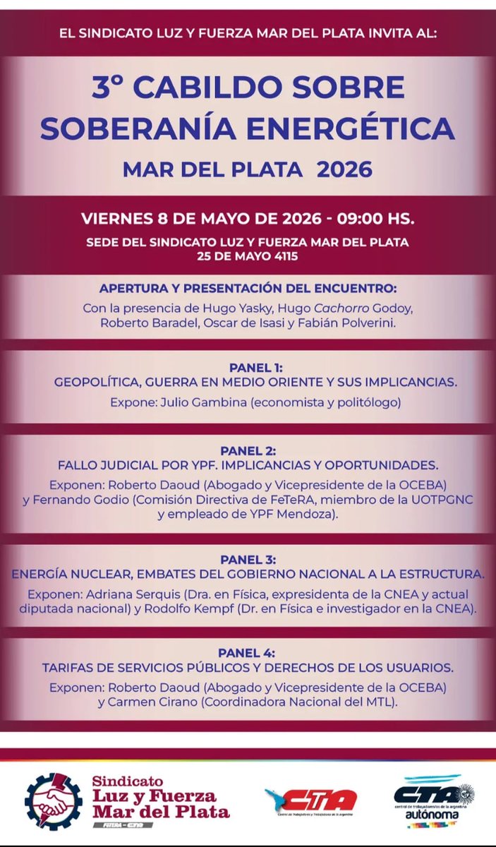 FeTERAOFICIAL's tweet photo. https://t.co/mOhiO8K0DD