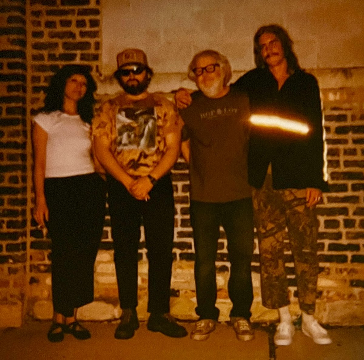 thecurlsmusic's tweet photo. This is a photo of my new group ‘shy bronco’ 

We are a dark woke looksmaxxing romance band and will be releasing a beautiful full length record later this year on @truthzonerecs https://t.co/Pi2fgAmJKs