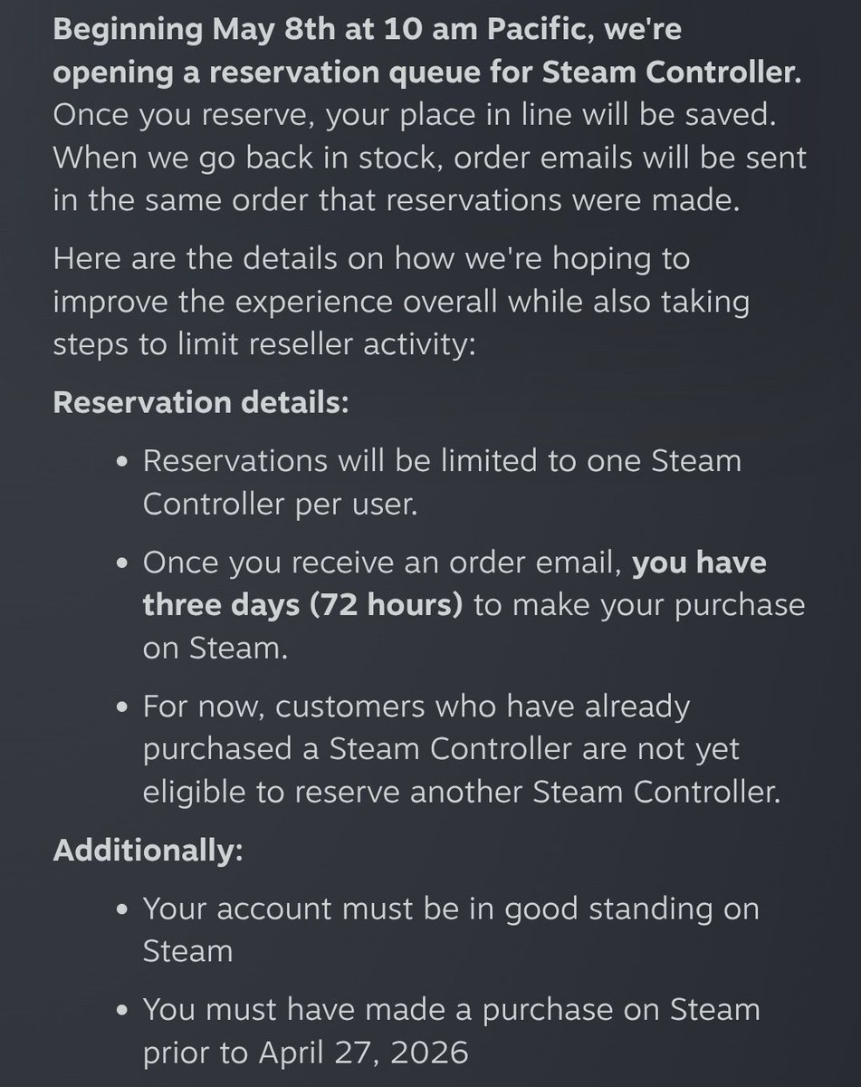 ridgettheproto's tweet photo. They actually listened to exactly what i told them, W Steam https://t.co/EryOHFpS2D