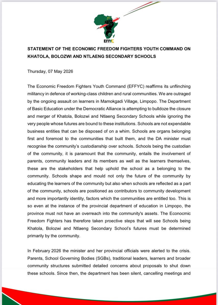 EFF Youth Command tweet media