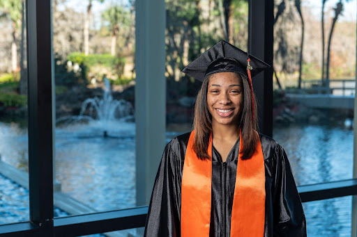 School2WorkOCPS's tweet photo. Congratulations Camille! This #SimonYouthAcademy graduate plans to attend Valencia College to study welding. She would like to thank her teachers and family for making graduation possible. #AltEdGrads #OCPSAltEdRocks https://t.co/52hKqiJxEu