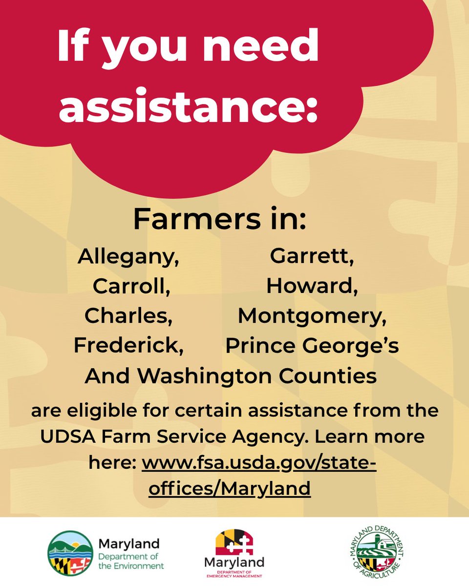 Maryland Department of Emergency Management (MDEM) tweet media