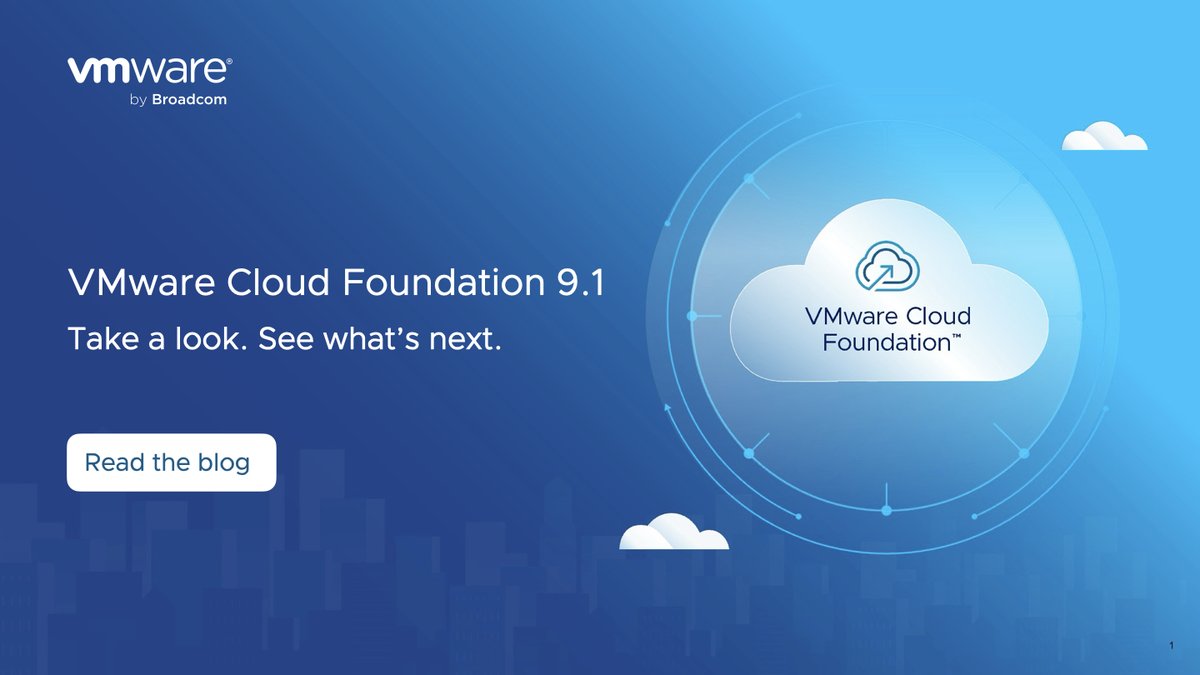 VMware Cloud Foundation (VCF) tweet media
