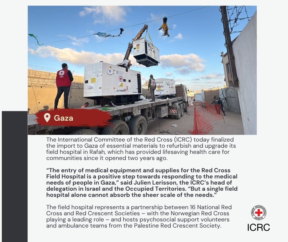 ICRC in Israel & OT tweet media