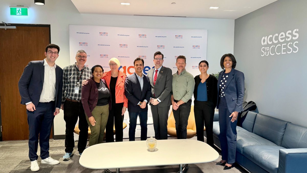 AccessToSuccess's tweet photo. We were honoured to welcome Christopher T. Sutton, Accessibility Commissioner at the Canadian Human Rights Commission, and Eric Girard to the ATS Innovation Hub earlier this week.

#Accessibility #A11y #DigitalAccessibility #AccessibilityMatters #DisabilityInclusion https://t.co/vm1nSaqCnb