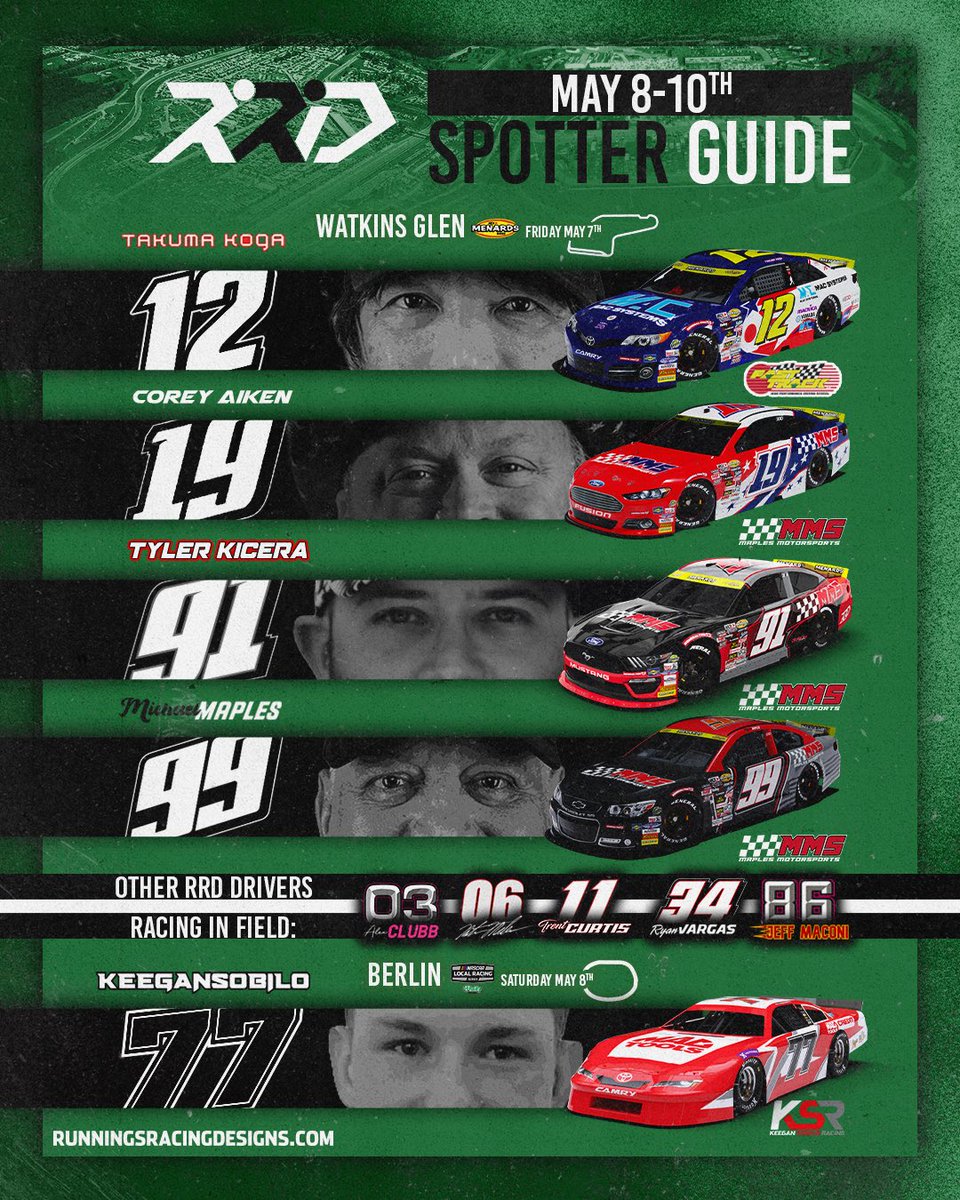 Running’s Racing Designs LLC tweet media