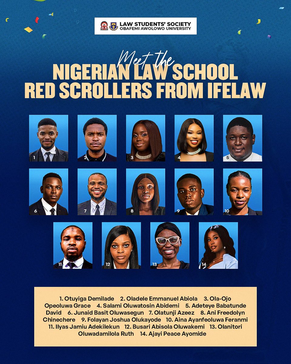 Law Students' Society, OAU tweet media