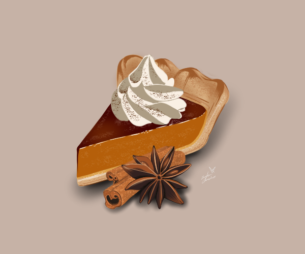 sofiartgallery's tweet photo. First time drawing food - and I'm actually really proud of how it turned out 🥧👌✨
I loved working on the colors, shadows and textures, as well as putting together the final composition ☺️🎨

#digitalart #foodart #pumpkinpie #autumnvibes #art #food #illustration #artㅤㅤㅤㅤ https://t.co/bg7MIr5y3B