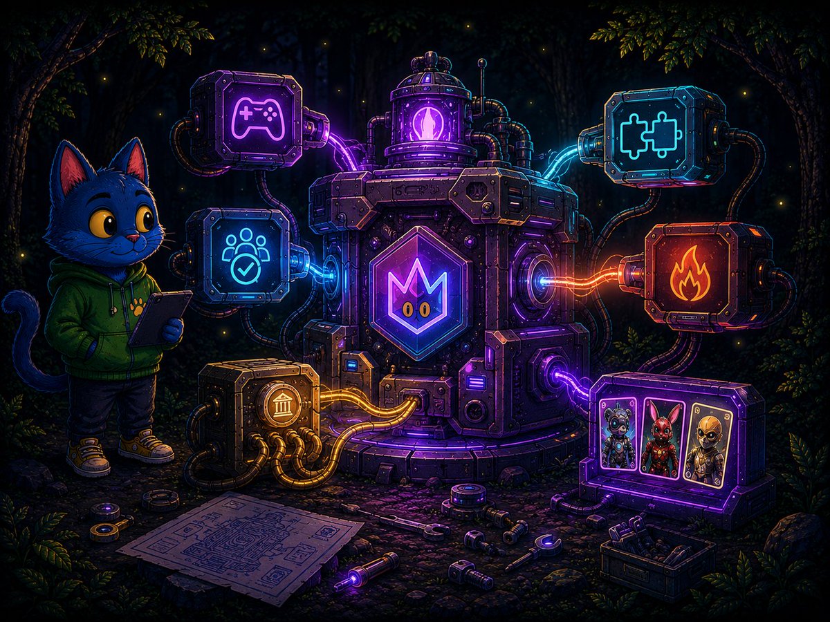 BCM_dao's tweet photo. BCM was never meant to be “just another lottery app”
We’re building infrastructure for Web3!

Games, DAO, partner integrations, burn mechanics, treasury flows, NFTs.

Step by step, the machine is coming together.
gRoy