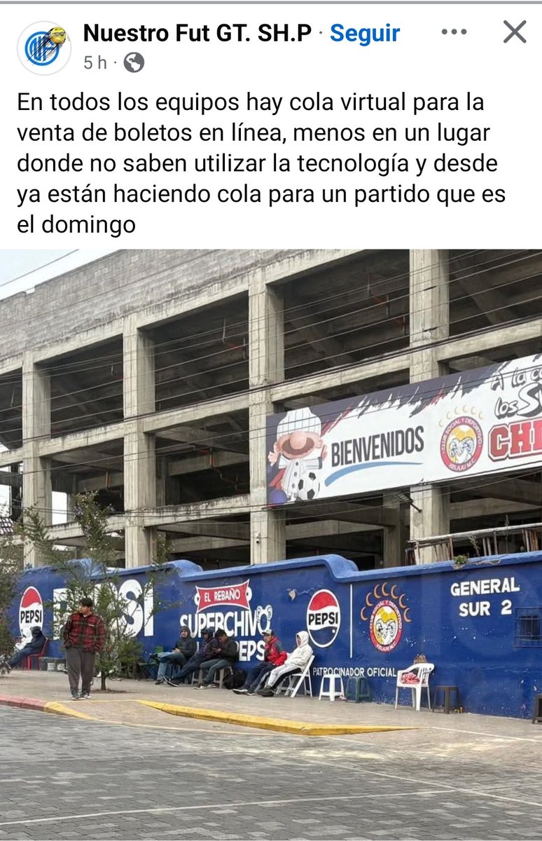 José Carlos López presidente de <a href="/Xelaju_Oficial/">Club Xelaju MC</a> vende tecnología desde muchos años atrás y no puede actualizarse en la venta de boletos para la república de Cabbage Land 🤦🏽