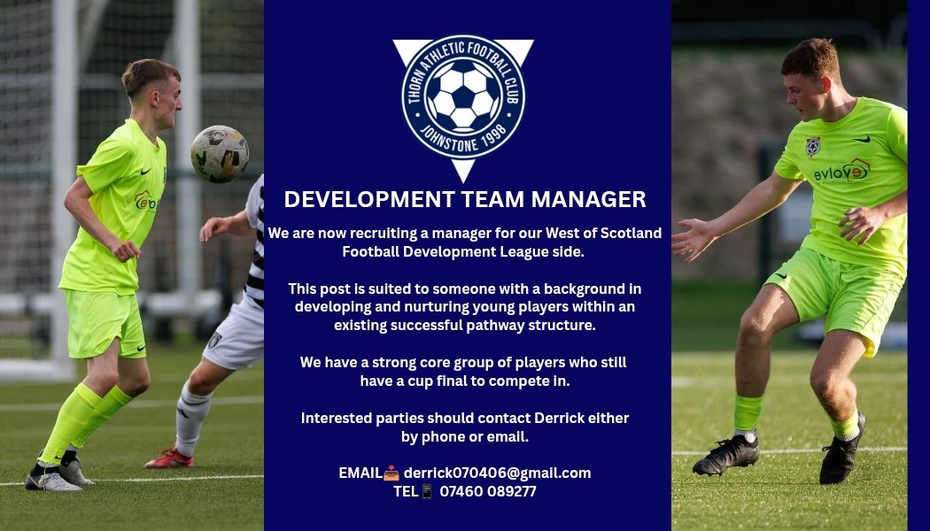 Thorn Athletic Football | Academy tweet media