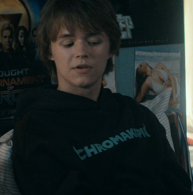 i just noticed he had a chromakopia shirt on damn 😭