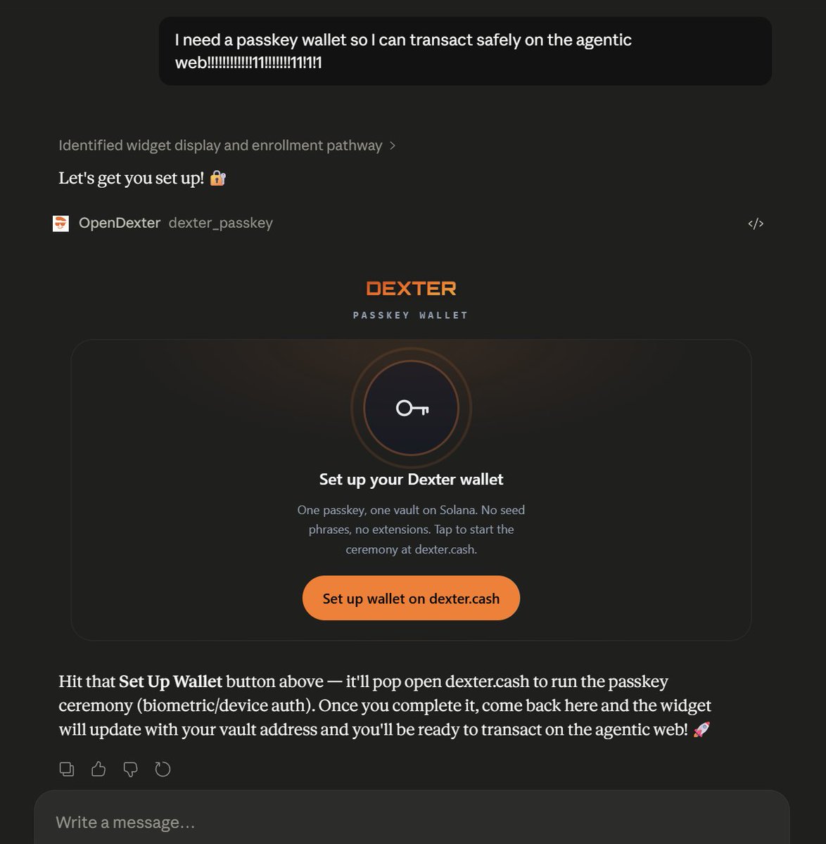 Dexter AI tweet media