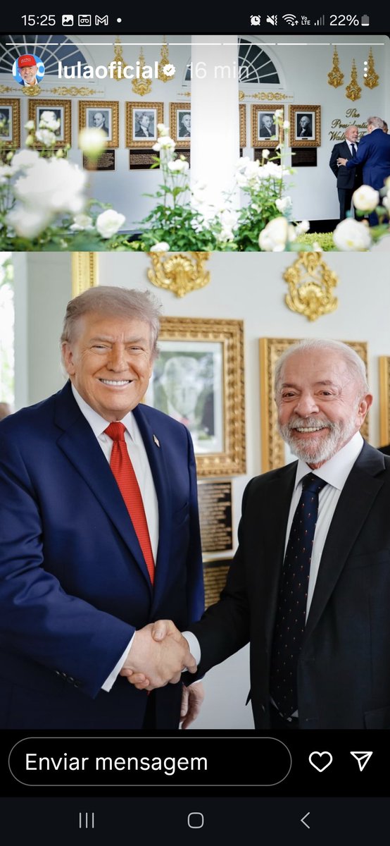 CostaJr2023's tweet image. 🇧🇷 🇺🇲 Donald Trump e Luiz Inácio Lula da Silva!!!