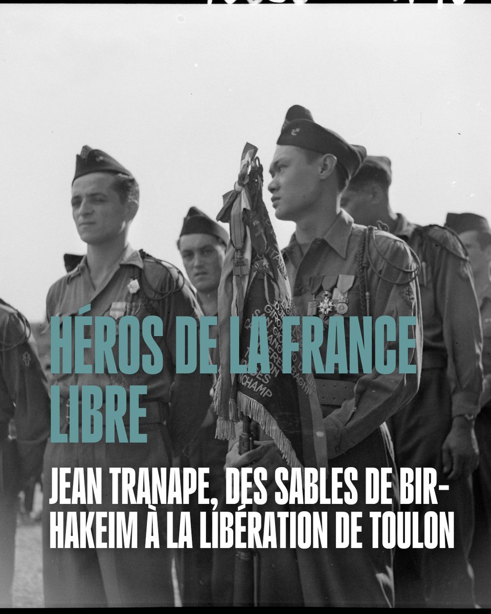 MarineNationale's tweet photo. #Colsbleus | Jean Tranape, engagé à 22 ans dans le Bataillon du Pacifique, s’illustre de Bir-Hakeim à la libération de Toulon.
Aujourd’hui, la Marine nationale lui rend hommage : un patrouilleur outre-mer porte son nom.
👉 À lire : https://t.co/Q3nxcUv6D5 https://t.co/WUjJvr1bH7