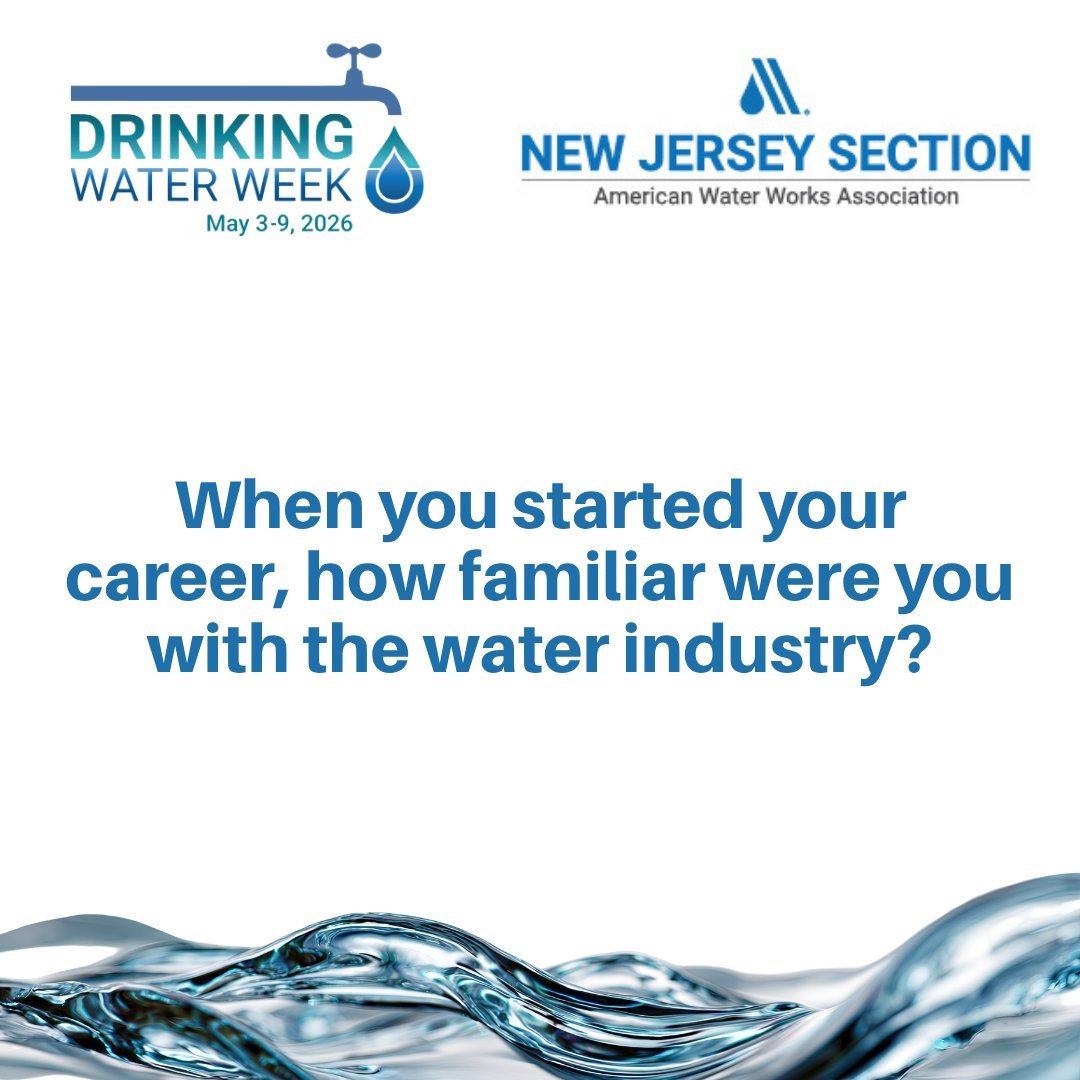 AWWANJ's tweet photo. Behind every drop of safe, reliable water is a dedicated team of professionals working to protect public health and strengthen our communities. 💧 AWWA NJ is proud to spotlight these passionate individuals behind the water industry. #AWWANJ https://t.co/CvTOUmX60U