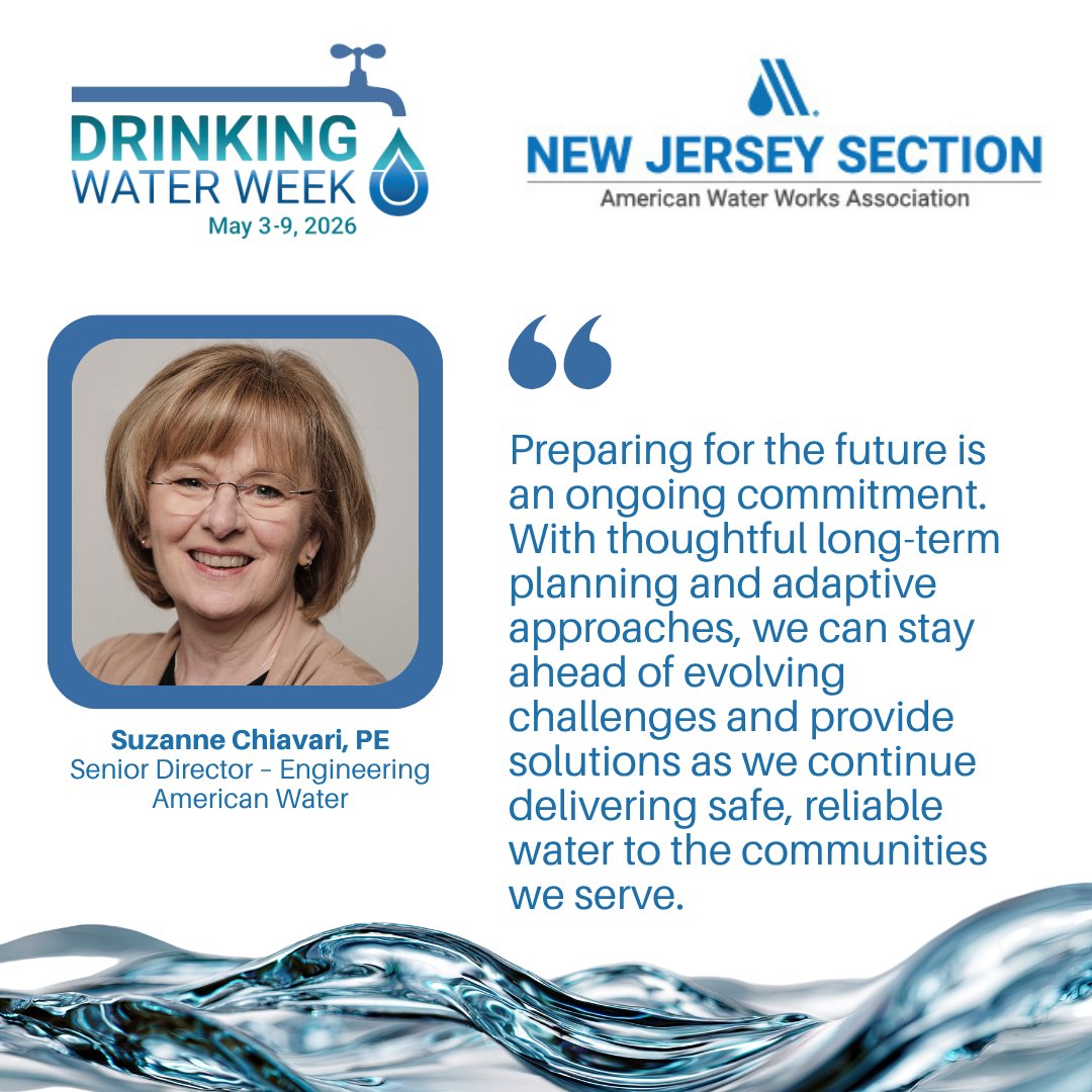 AWWANJ's tweet photo. Behind every drop of safe, reliable water is a dedicated team of professionals working to protect public health and strengthen our communities. 💧 AWWA NJ is proud to spotlight these passionate individuals behind the water industry. #AWWANJ https://t.co/CvTOUmX60U