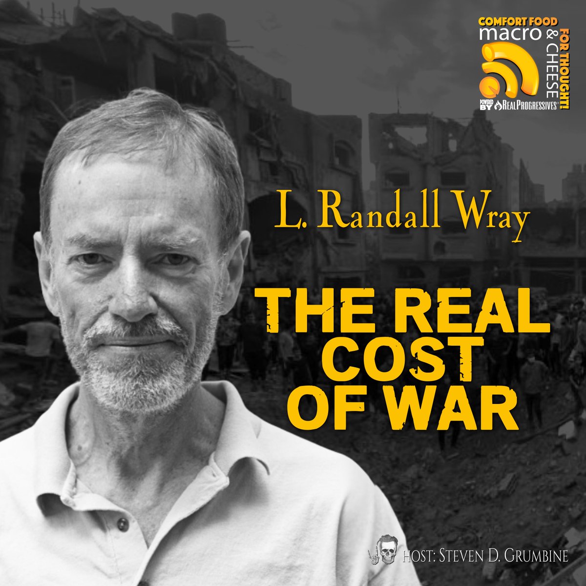 CheeseMacro's tweet photo. Trump says the US can't afford daycare because of war spending. Randy Wray explains why that's a lie. War has many costs. Money is not one of them. New ep drops Sat 5/9 @ 8 am ET.
Find all our ep at https://t.co/Lo2B8FLJKm https://t.co/43exXi5m8A