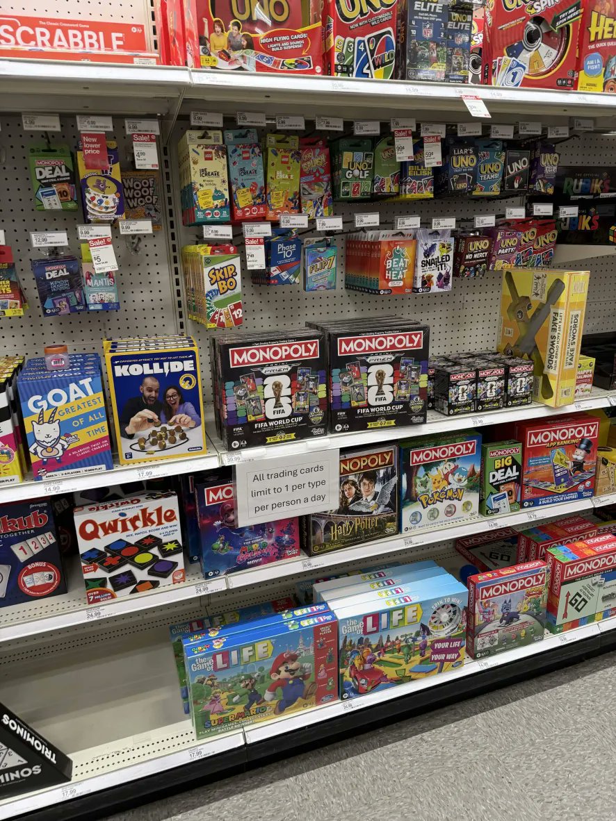 The Pokémon hobby is so cooked we've now officially affected the board game aisle 💀