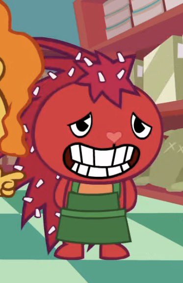 linhhho375's tweet photo. #happytreefriends 
Ep: See What Develops
Flaky's part-time job🥰 https://t.co/pBGgCPRONN