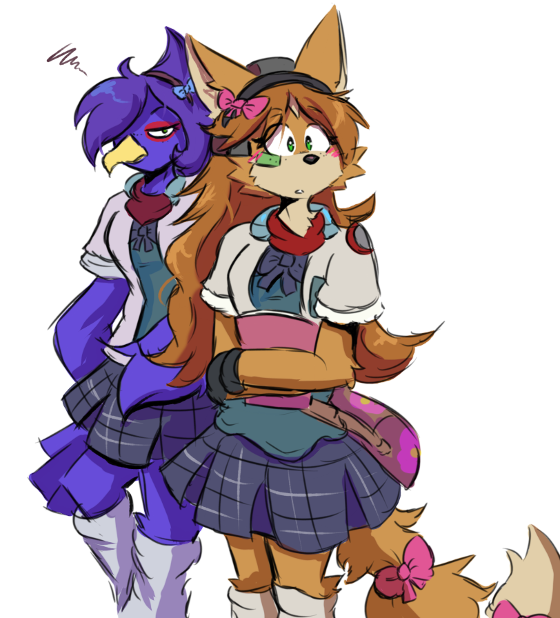 Fox and Falco looking a little different in the new Star Fox game...🤔
They really went crazy with the redesigns huh?