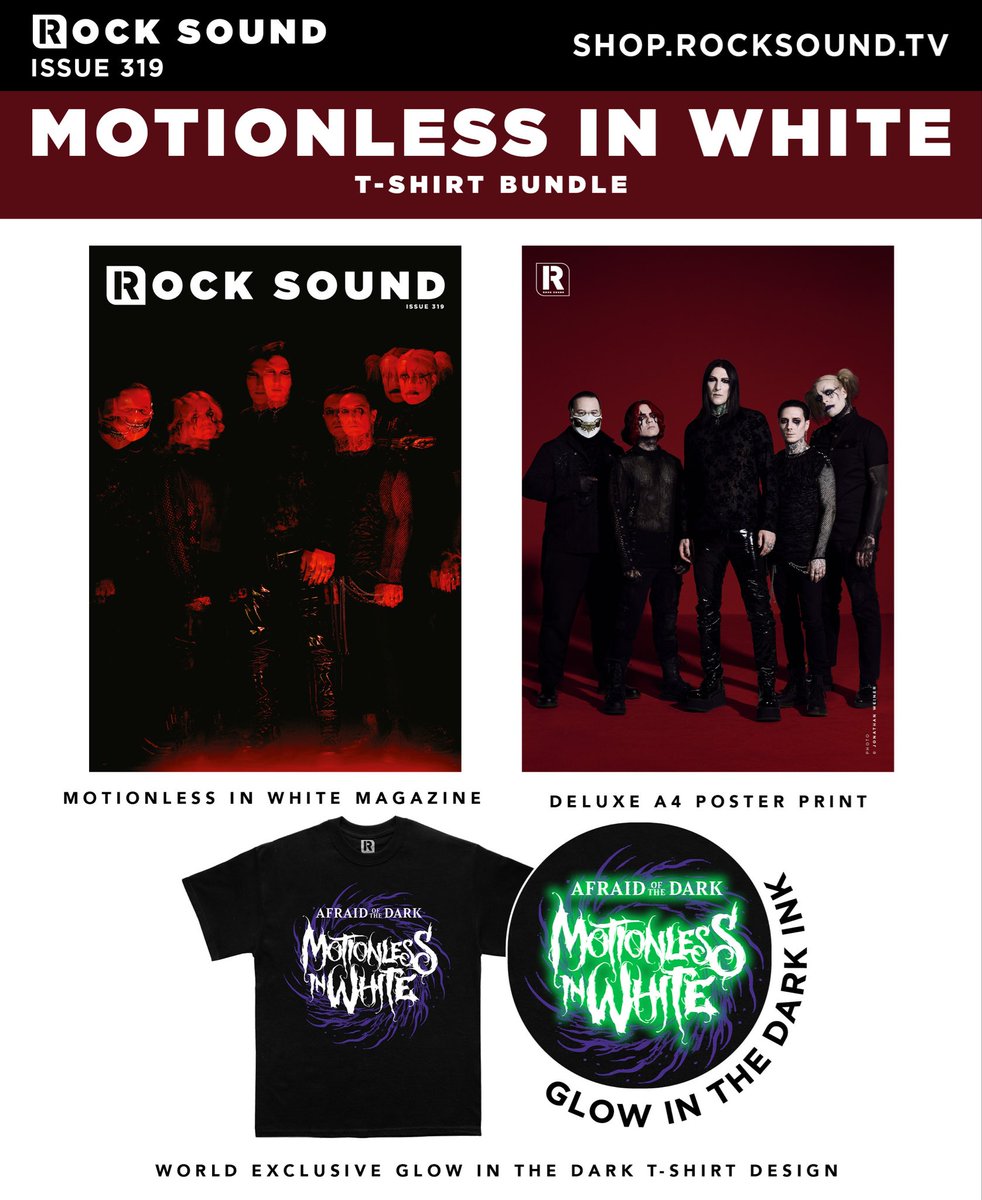 Thank you <a href="/rocksound/">Rock Sound</a> for another sick round of covers to celebrate the album announcement. rocksound.lnk.to/motionless_in_…
